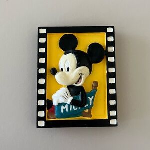 Vintage Disney Mickey Mouse Movie Reel Magnet, Collectible VTG